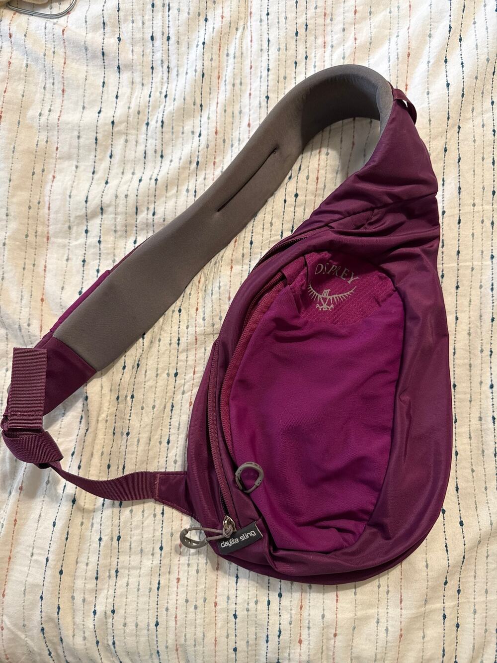 OSPREY Women's Crossbody Sling Bag in Berry Plum